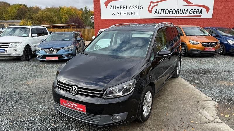 Gebraucht VW Touran 105 PS (77 kW) 2012 Schwarz Van / Kleinbus