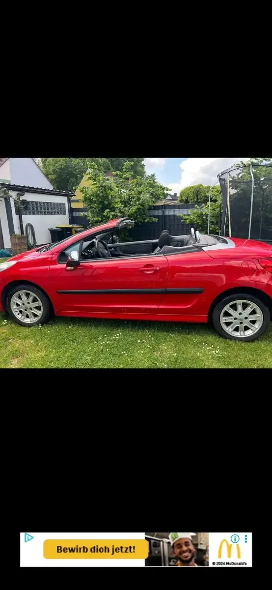 Gebraucht Peugeot 207 109 PS (80 kW) 2008 Rot Cabrio