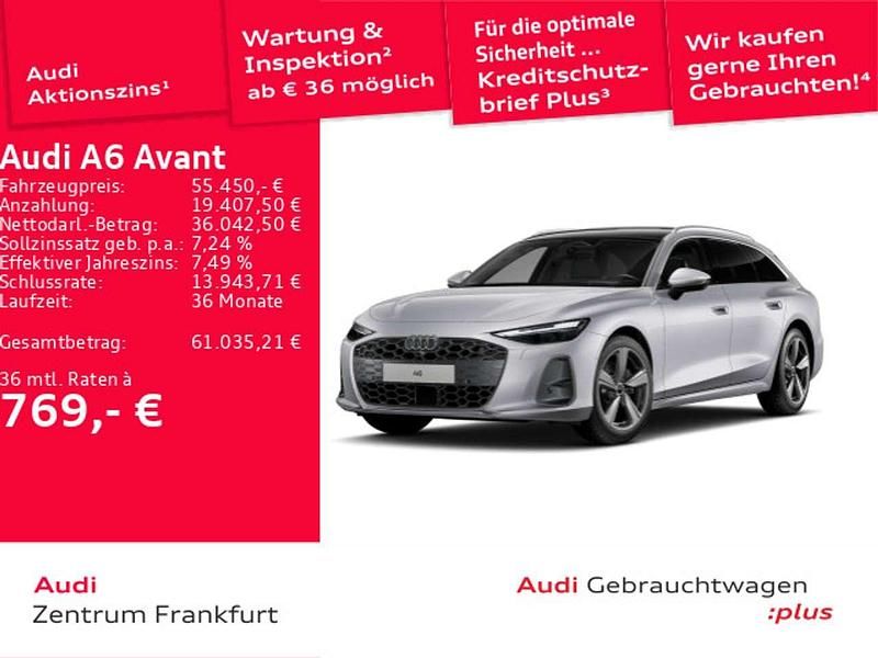Gebraucht Audi A6 Advanced 204 PS (150 kW) 2025 Silber Kombi