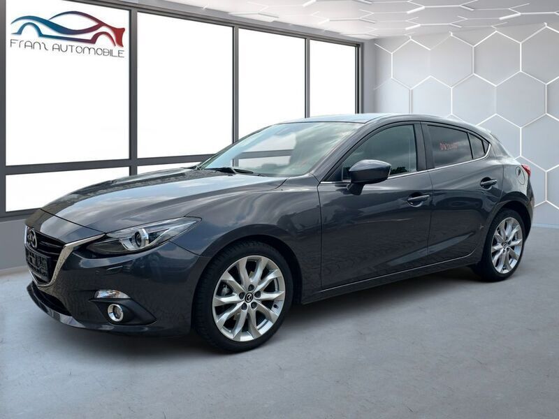 Grau Gebraucht 2014 Mazda 3 Sports-Line Limousine | 10.995 € (Fairer Preis) - Bild 1/4