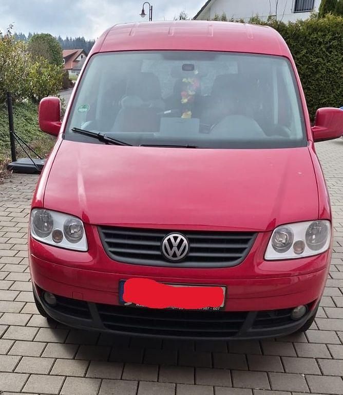 Gebraucht VW Caddy Life 80 PS (58 kW) 2009 Rot Van / Kleinbus