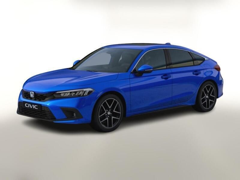 Premium crystal blue metallic Neu 2025 Honda Civic Advance Limousine | 38.205 € (Guter Preis) - Bild 1/4