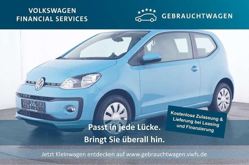Teal blue Gebraucht 2021 VW up! move up! Kleinwagen | 8.680 € (Superpreis) - Bild 1/4