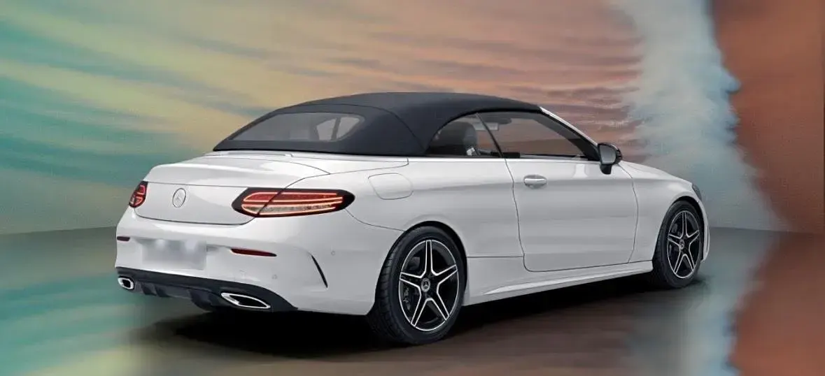 Gebraucht Mercedes C200 AMG 184 PS (135 kW) 2018 Weiß Cabrio
