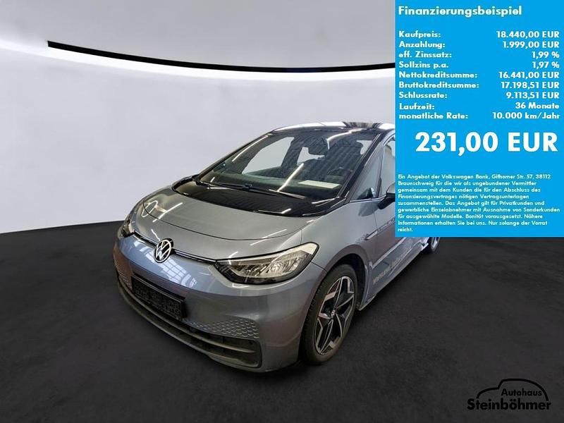 Gebraucht VW ID.3 Pure 150 kW (204 PS) 2021 Stonewashed blue (blau) Kleinwagen