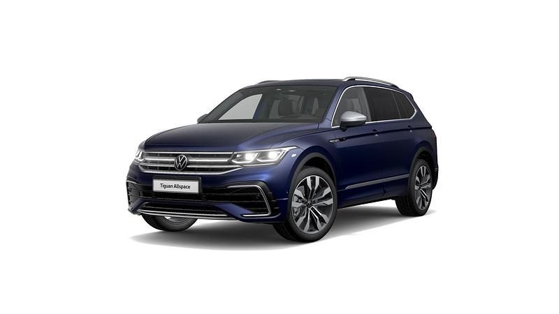 Blau Gebraucht 2022 VW Tiguan Allspace R-line SUV | 36.880 € (Fairer Preis) - Bild 1/3