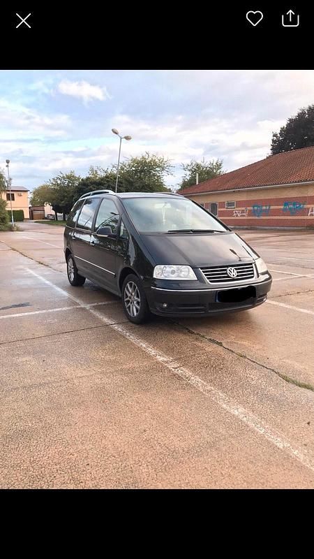 Gebraucht VW Sharan 115 PS (84 kW) 2006 Schwarz Van / Kleinbus