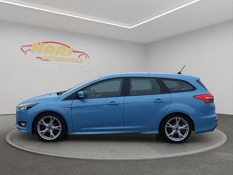 Gebraucht Ford Focus ST-Line 125 PS (91 kW) 2018 Blau Kombi