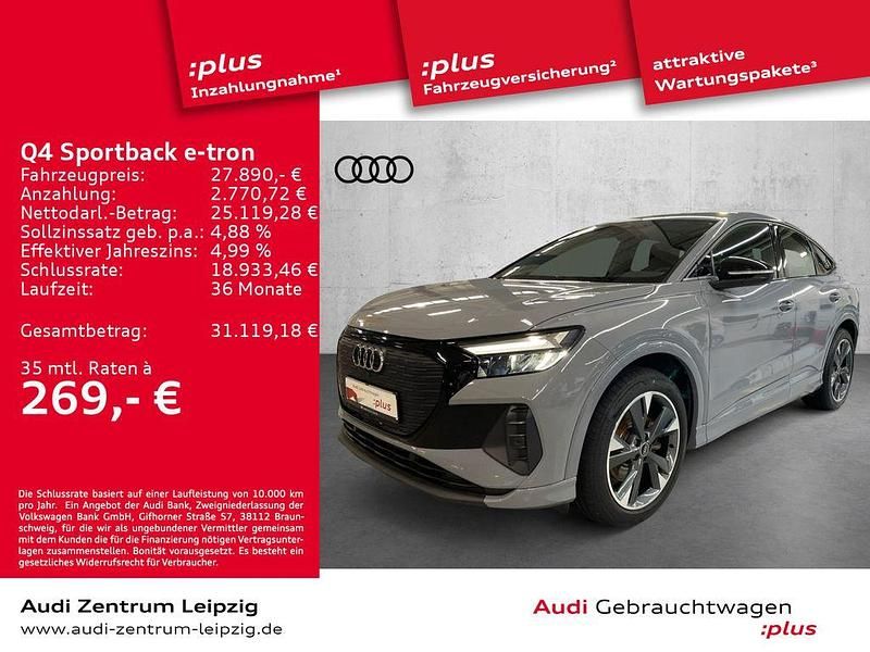Kieselgrau Gebraucht 2022 Audi Q4 Sportback e-tron Ambiente SUV | 27.890 € (Fairer Preis) - Bild 1/3