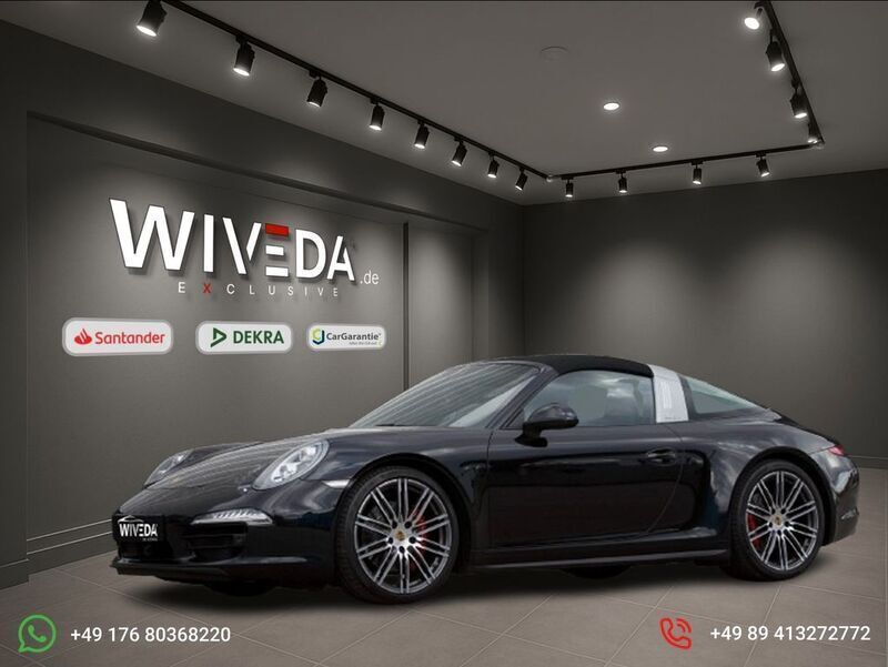 Tiefschwarzmetallic Gebraucht 2015 Porsche 911 Targa 4S Sport Cabrio | 131.499 € - Bild 1/4