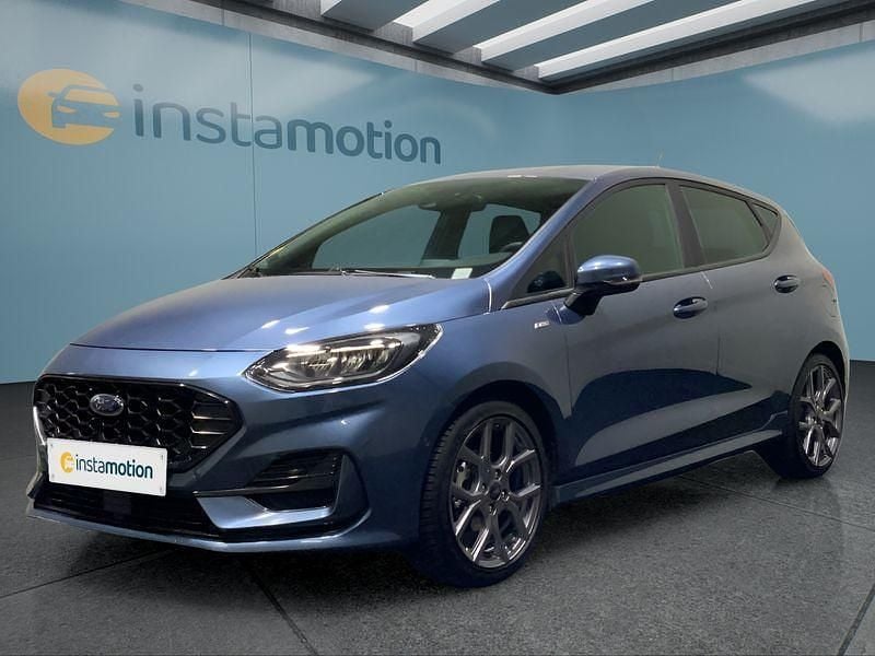 Blau Gebraucht 2023 Ford Fiesta ST-Line Kleinwagen | 18.349 € (Fairer Preis) - Bild 1/4