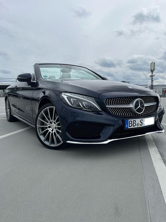 Gebraucht Mercedes C400 AMG line 333 PS (244 kW) 2017 Blau Cabrio