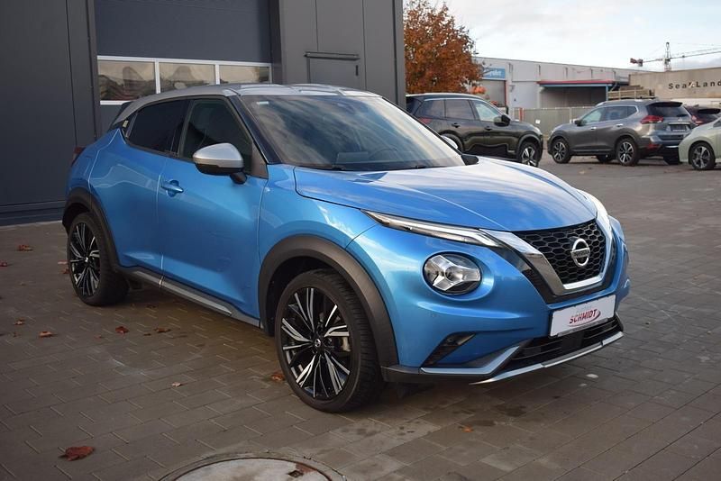 Gebraucht Nissan Juke 114 PS (83 kW) 2022 Vivid blue/dach silver SUV