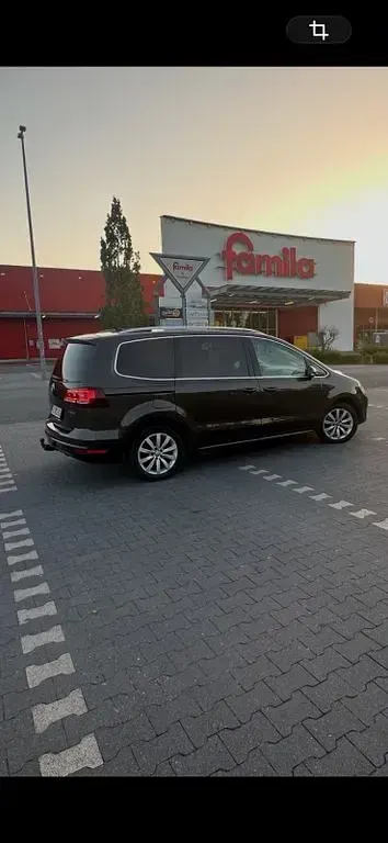 Gebraucht VW Sharan 150 PS (110 kW) 2017 Schwarz Van / Kleinbus