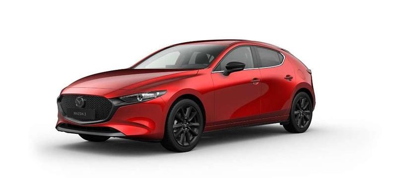 Soul red crystal m Gebraucht 2024 Mazda 3 Homura-Line Limousine | 24.900 € (Fairer Preis) - Bild 1/4