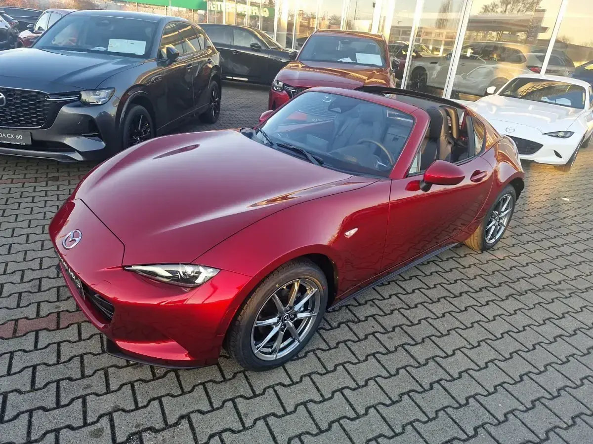 Neu Mazda MX5 Exclusive-Line 132 PS (97 kW) 2025 Rot Cabrio