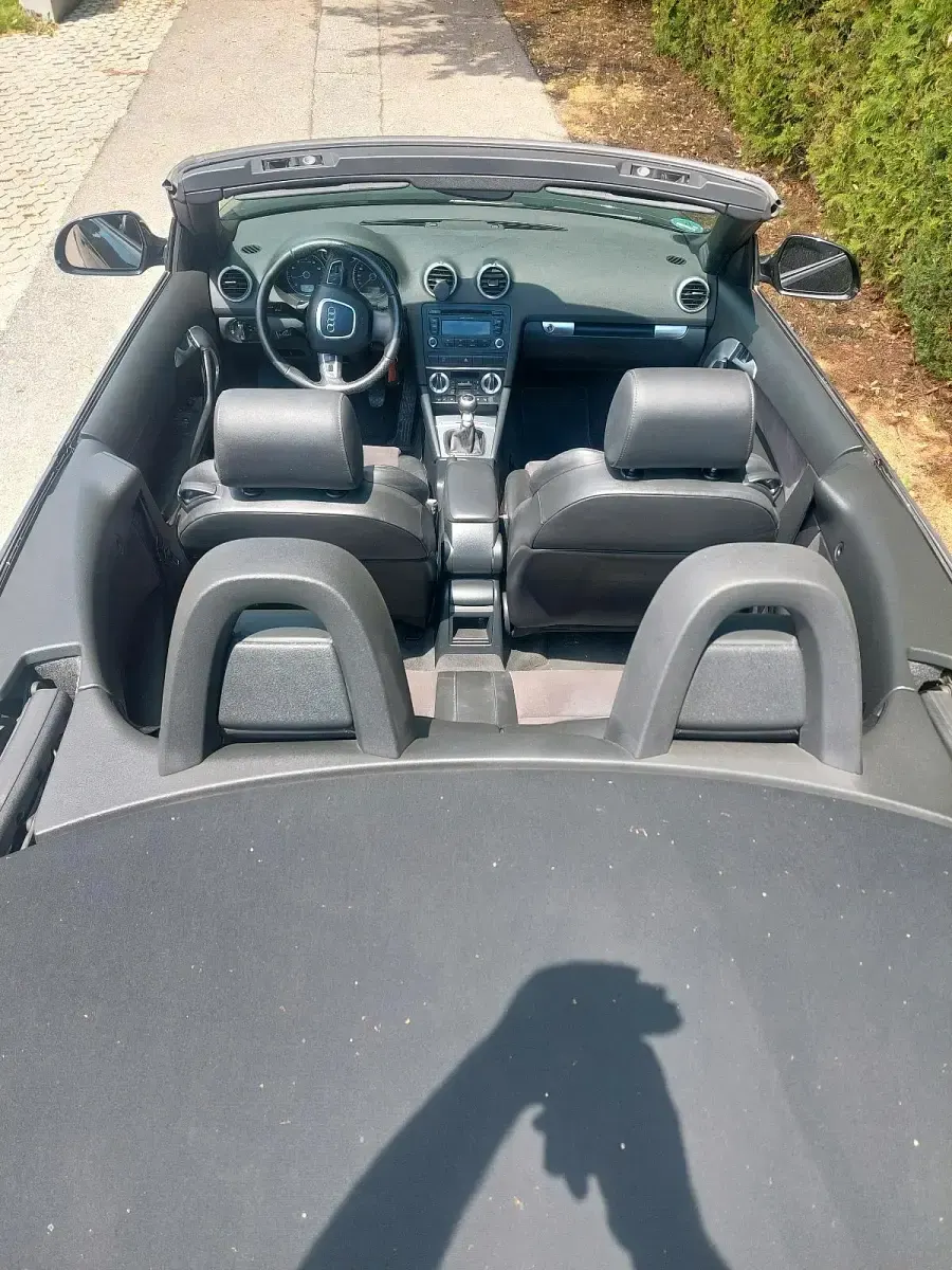 Gebraucht Audi A3 Cabriolet 150 PS (110 kW) 2010 Schwarz Cabrio