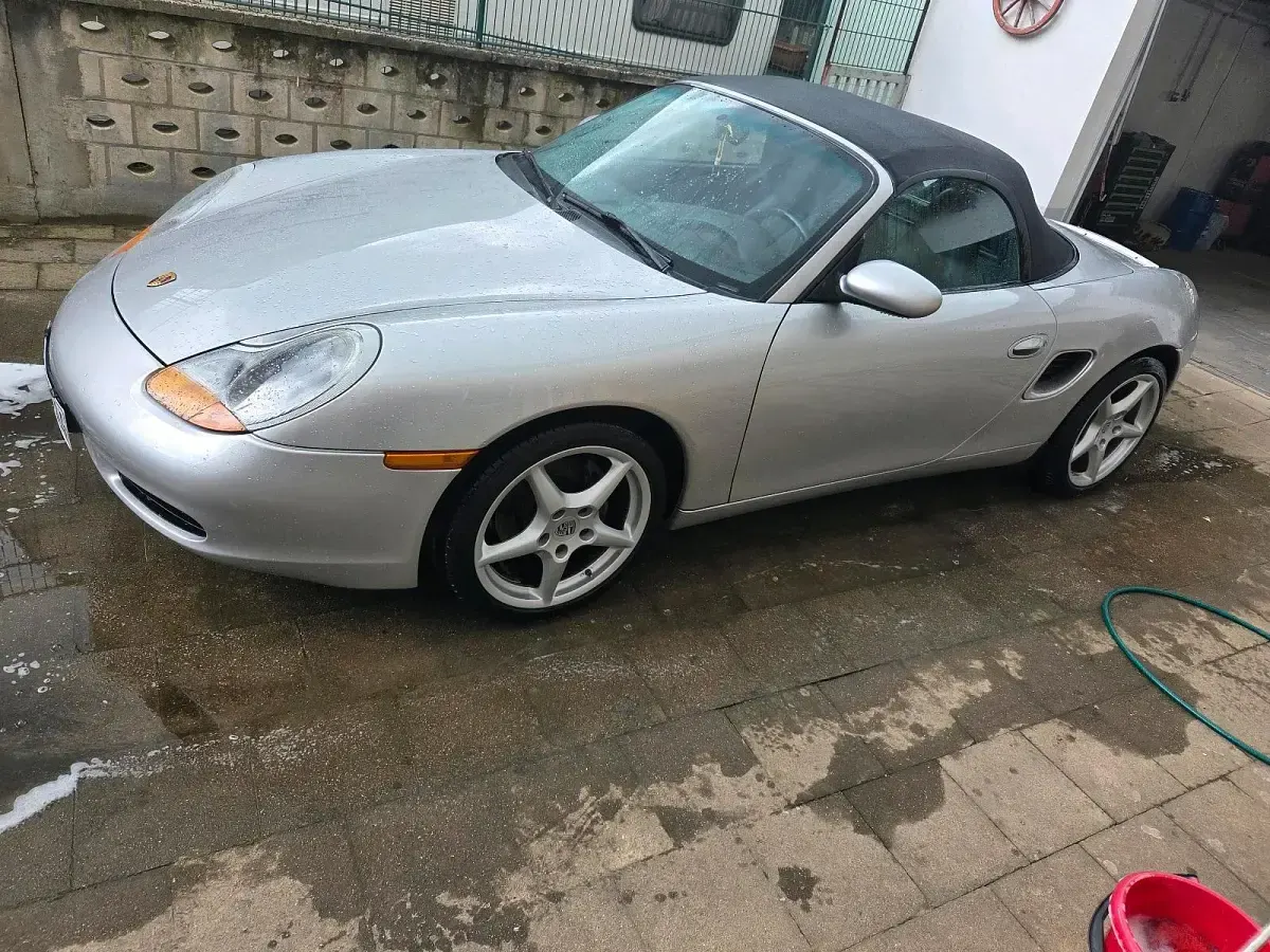 Gebraucht Porsche Boxster 204 PS (150 kW) 1997 Silber Cabrio