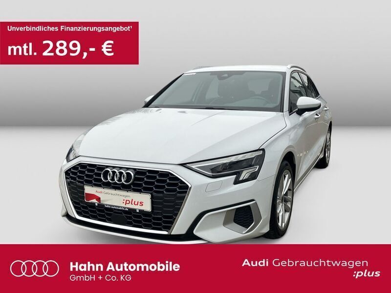 Weiß Gebraucht 2023 Audi A3 Sportback Advanced Limousine | 24.990 € (Guter Preis) - Bild 1/3