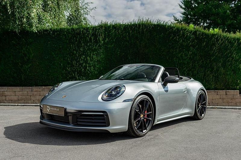 Silber Gebraucht 2021 Porsche 911 Carrera S Cabriolet Chrono Cabrio | 138.990 € (Fairer Preis) - Bild 1/4