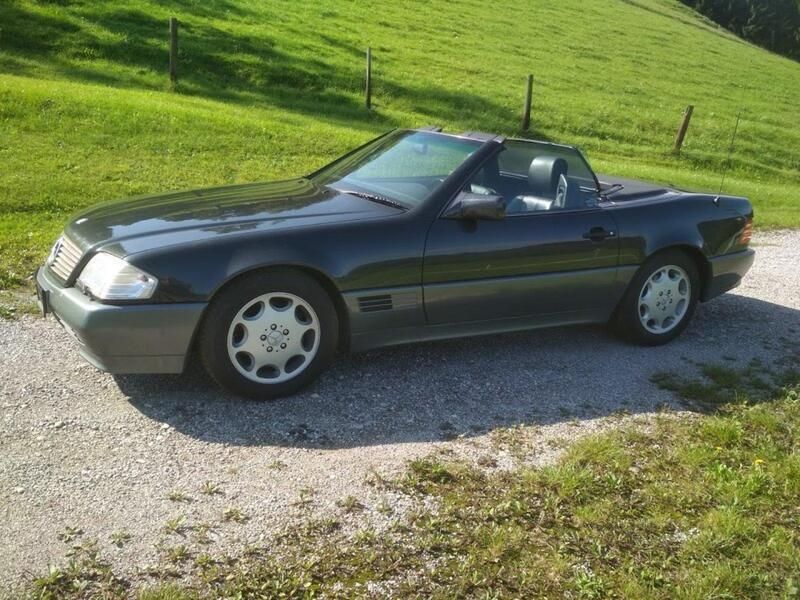Schwarz Gebraucht 1992 Mercedes SL500 Cabrio | 17.990 € - Bild 1/4