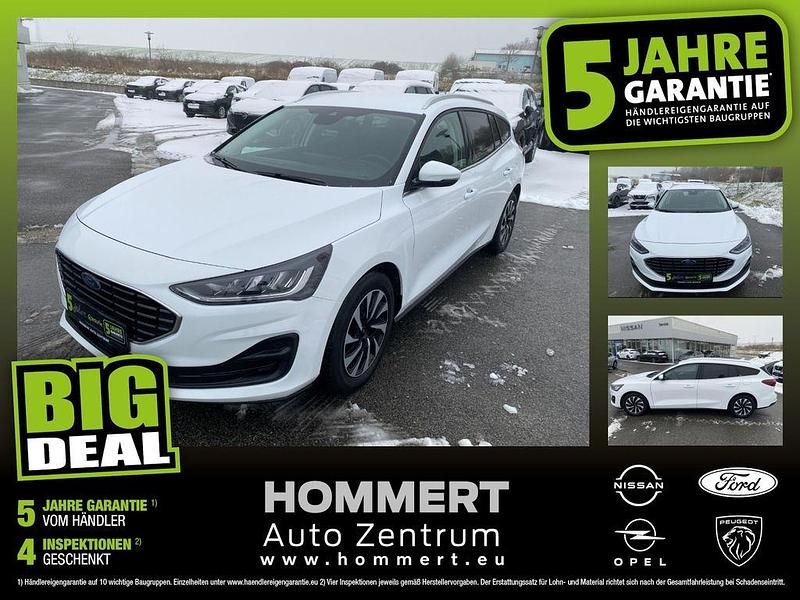 Frostweiß (metallic) Gebraucht 2023 Ford Focus Titanium X Kombi | 22.890 € (Fairer Preis) - Bild 1/4