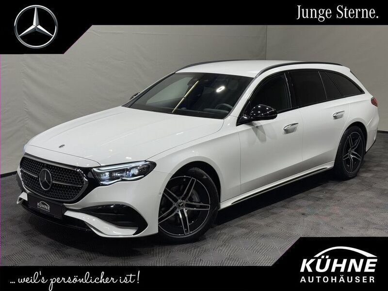 Weiß Gebraucht 2023 Mercedes E220 AMG Limousine | 56.490 € (Teuer) - Bild 1/4