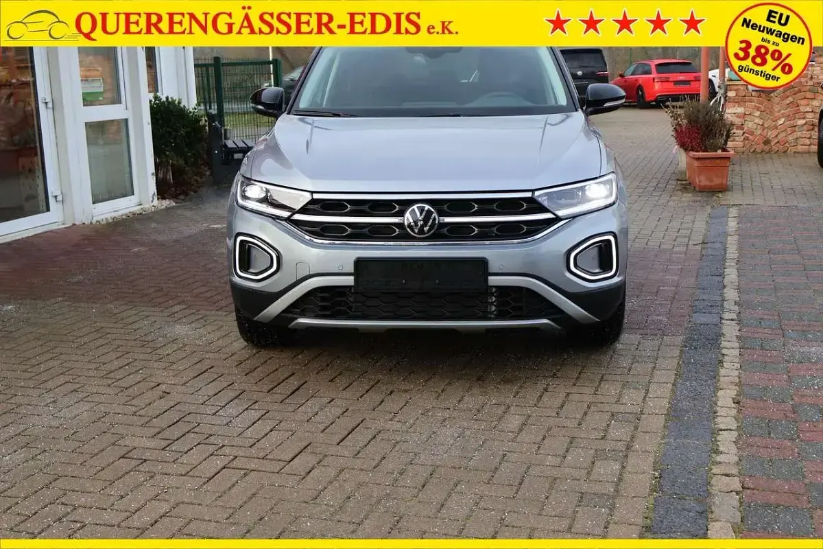 Neu VW T-Roc Style 150 PS (110 kW) 2025 Pyritsilber/ dach schwarz SUV