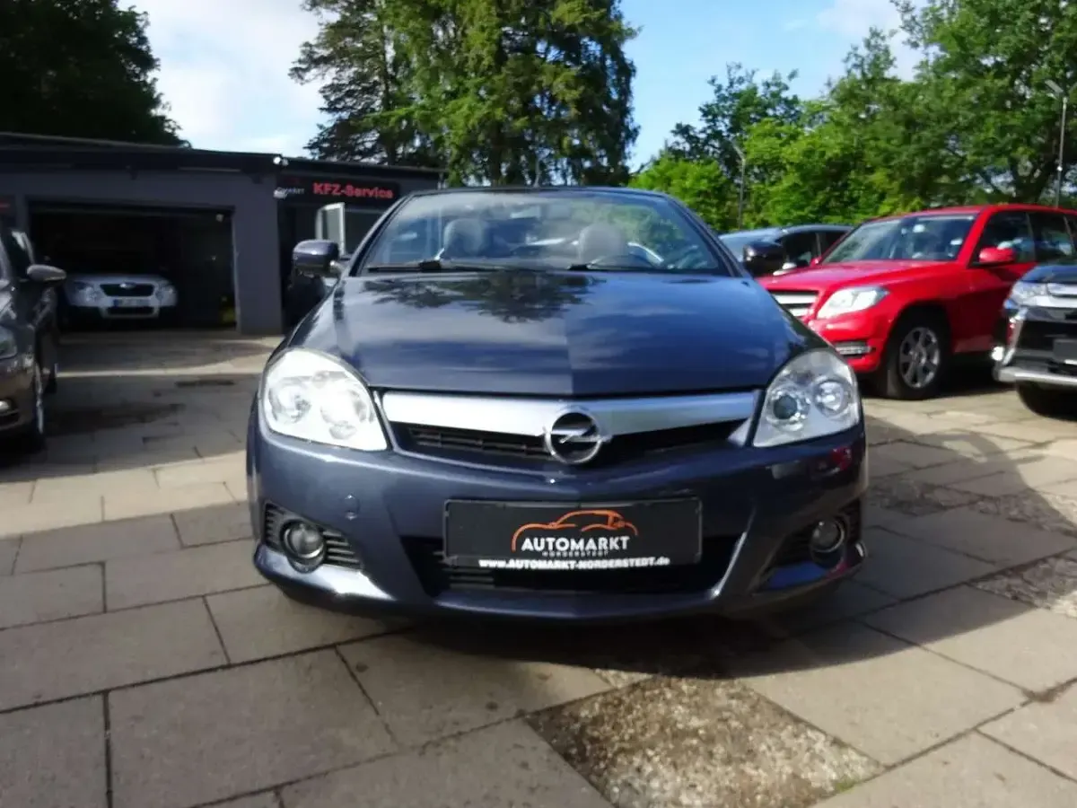 Gebraucht Opel Tigra Sport 90 PS (66 kW) 2007 Metro blue/metro Cabrio