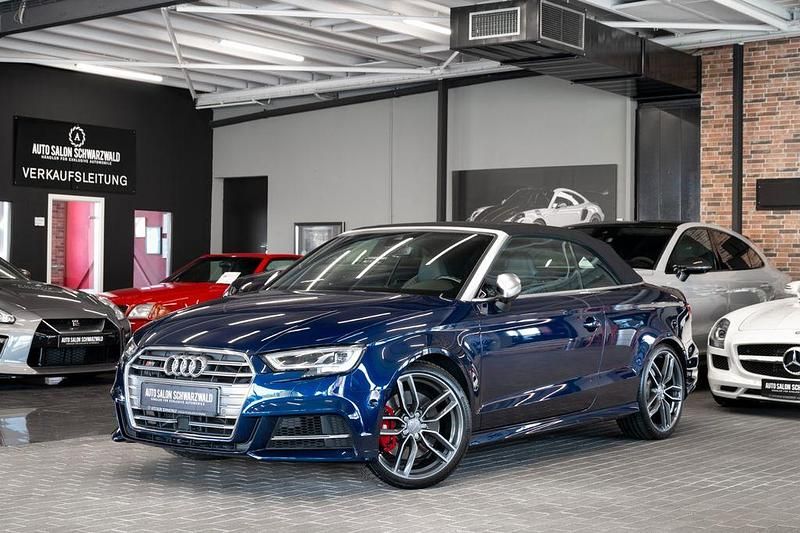 Blau Gebraucht 2017 Audi S3 Cabriolet Sport Cabrio | 35.400 € (Etwas zu teuer) - Bild 1/4