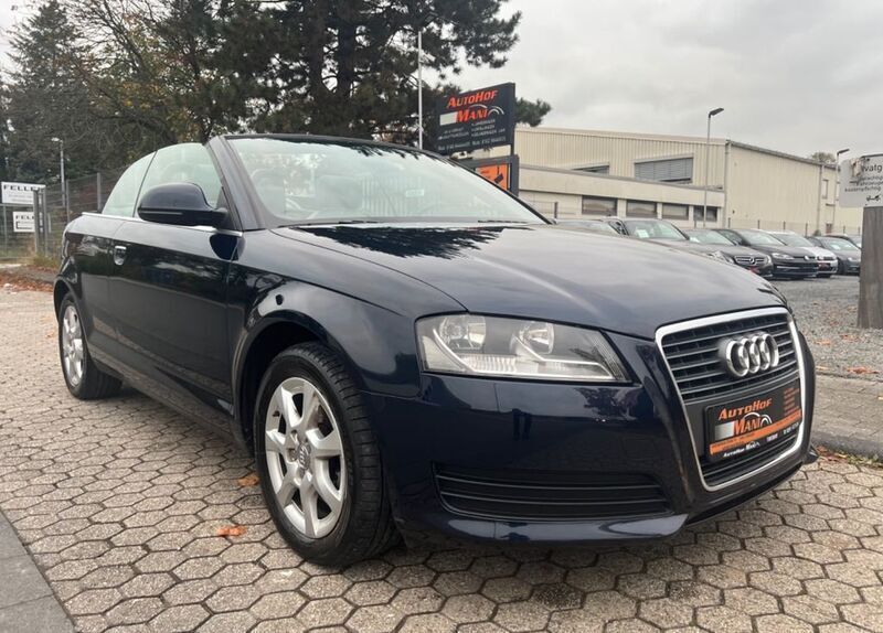 Gebraucht Audi A3 Cabriolet Attraction 160 PS (117 kW) 2009 Tiefseeblau perleffekt Cabrio
