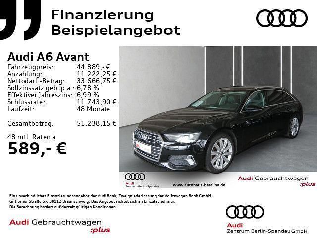 Schwarz Gebraucht 2023 Audi A6 Sport Kombi | 44.889 € (Fairer Preis) - Bild 1/4