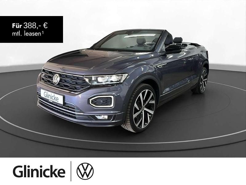 Rauchgrau metallic Gebraucht 2021 VW T-Roc Cabriolet R-line Cabrio | 27.480 € (Fairer Preis) - Bild 1/3