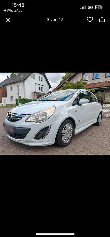 Gebraucht Opel Corsa 69 PS (50 kW) 2012 Weiß Kleinwagen