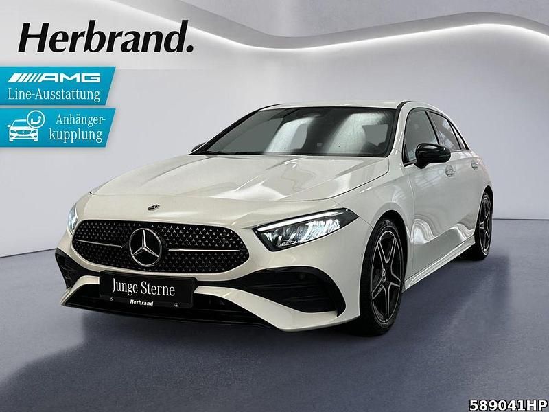 Unilack polarweiß Gebraucht 2024 Mercedes A200 AMG Limousine | 32.890 € (Fairer Preis) - Bild 1/4