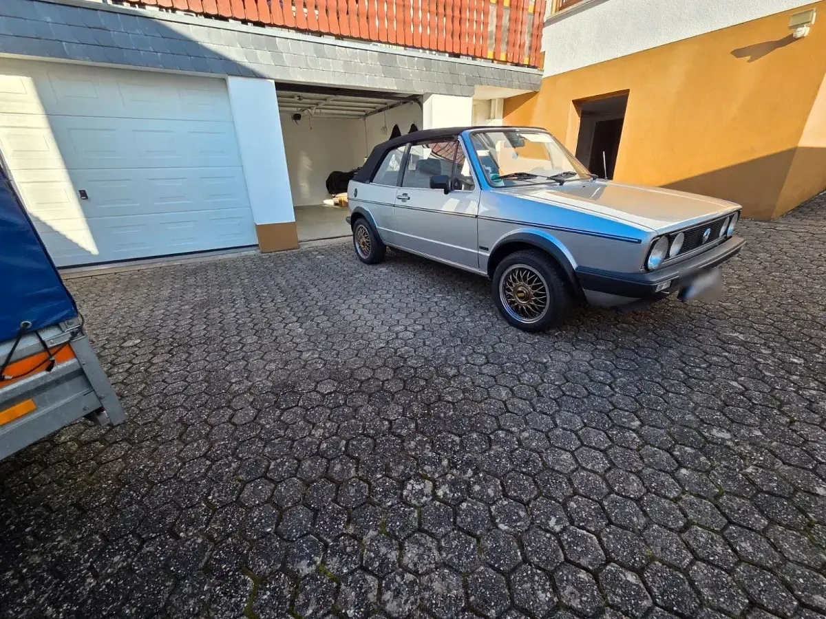 Gebraucht VW Golf Cabriolet 75 PS (55 kW) 1984 Silber Cabrio