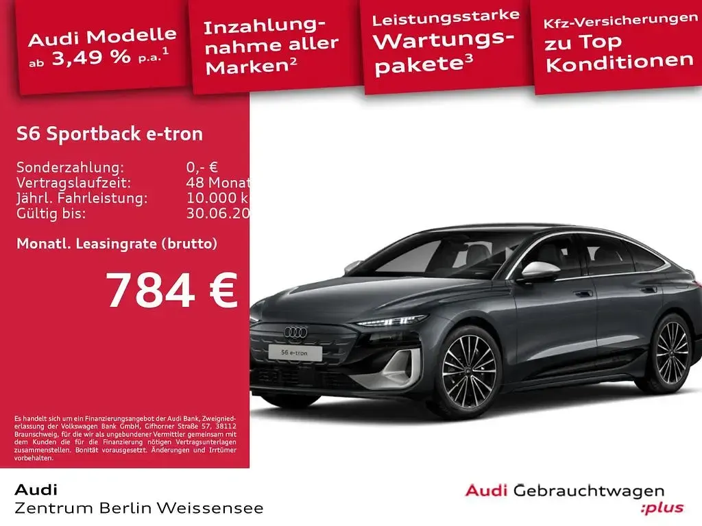 Gebraucht Audi S6 e-tron Sport 369 kW (503 PS) 2025 Grau Limousine