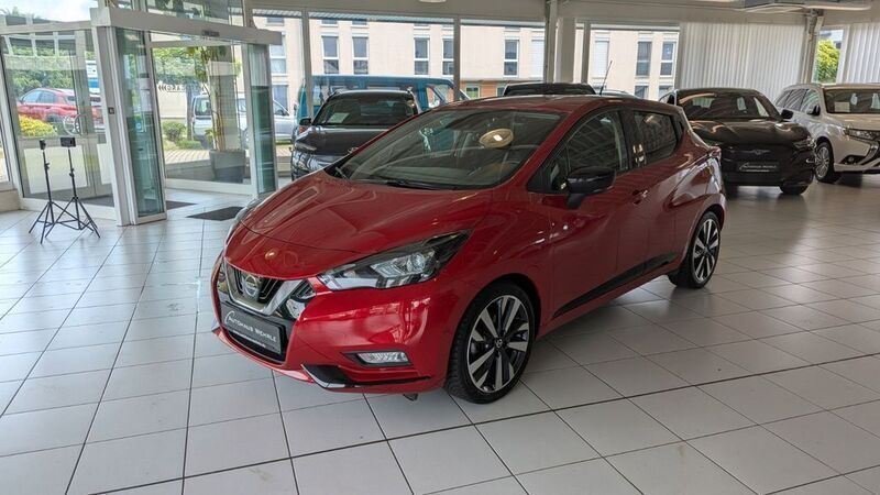 Rot Gebraucht 2021 Nissan Micra Kleinwagen | 13.690 € (Fairer Preis) - Bild 1/4
