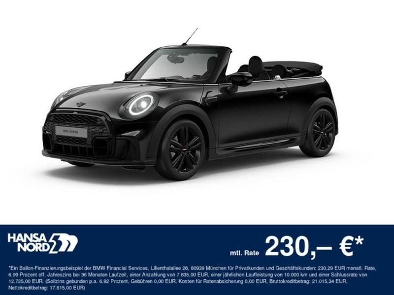 Schwarz / midnight black (metallic) Gebraucht 2023 Mini John Cooper Works Cabriolet Cabrio | 25.450 € (Guter Preis) - Bild 1/3