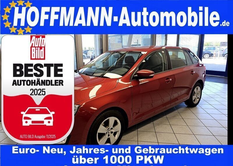 Rot (metallic) Gebraucht 2017 Skoda Rapid Kombi | 5.900 € (Fairer Preis) - Bild 1/4
