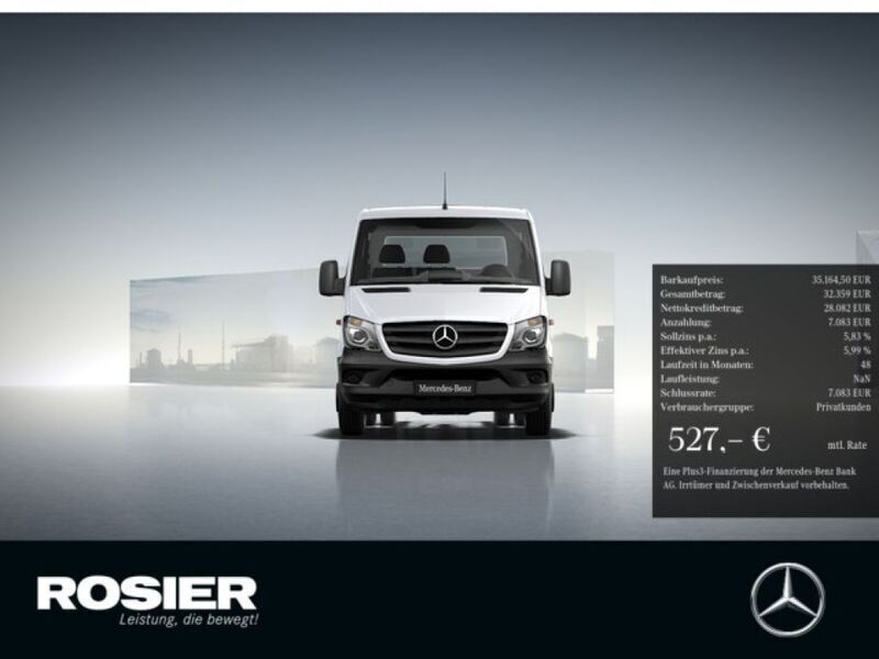 Weiss / arktikweiss Gebraucht 2018 Mercedes Sprinter Van | 35.165 € - Bild 1/4