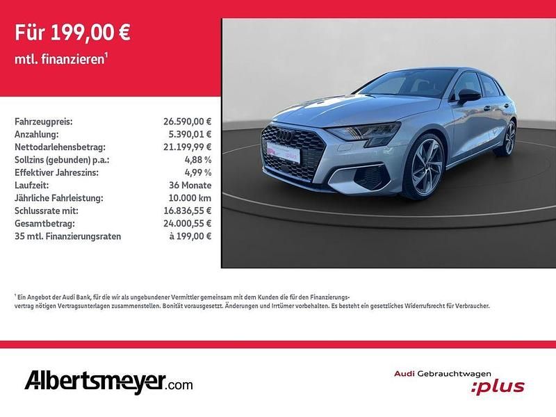 Usata Audi A3 Advanced 150 CV (110 kW) 2023 Argento Berlina