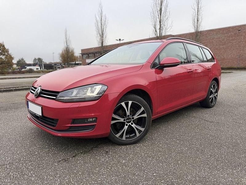 Rot Gebraucht 2015 VW Golf VII GTD Kombi | 9.100 € (Fairer Preis) - Bild 1/4