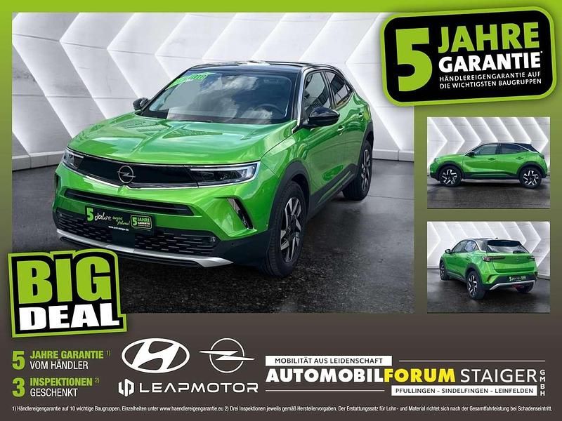 Matcha green/ikone gruen Gebraucht 2023 Opel Mokka Elegance SUV | 19.980 € (Fairer Preis) - Bild 1/4