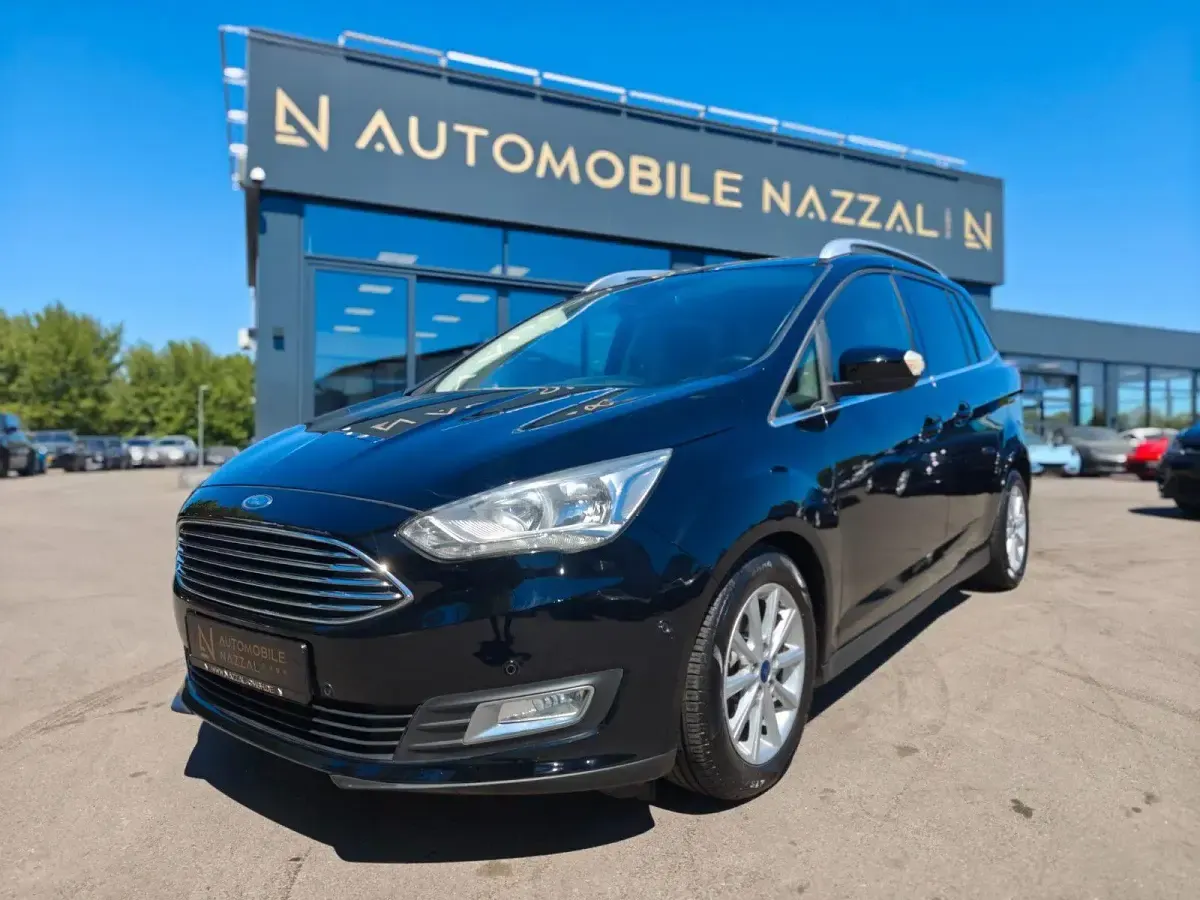 Gebraucht Ford Grand C-Max Titanium 120 PS (88 kW) 2015 Schwarz Van / Kleinbus