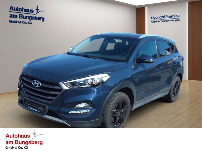 Blau Gebraucht 2017 Hyundai Tucson Advantage SUV | 14.990 € (Fairer Preis) - Bild 1/3