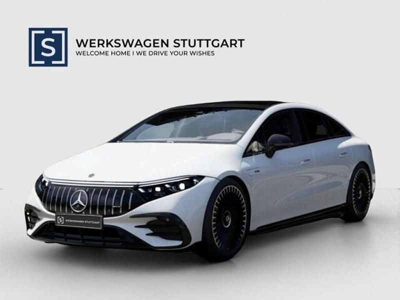 Diamantweiss Gebraucht 2023 Mercedes EQS 53 AMG AMG Limousine | 117.500 € - Bild 1/4