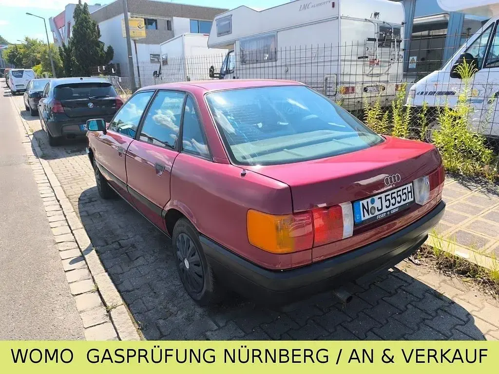 Gebraucht Audi 80 75 PS (55 kW) 1987 Rot Limousine