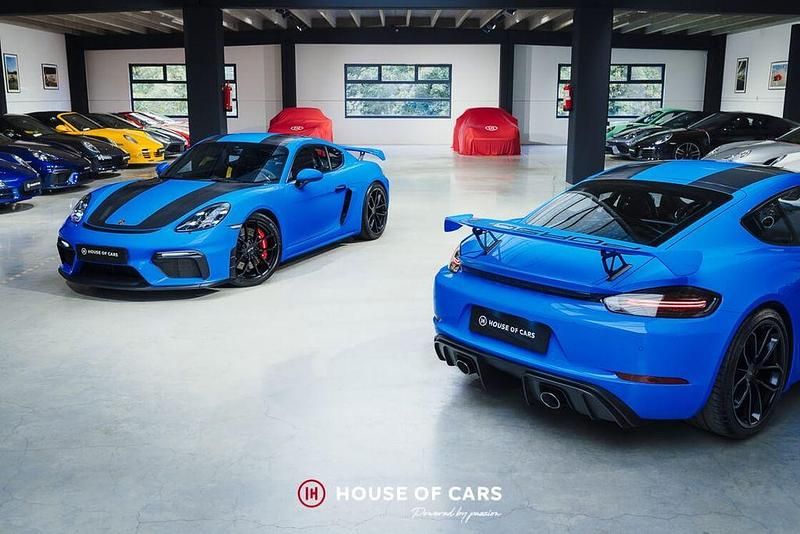 Blau Gebraucht 2022 Porsche 718 Cayman GT4 Coupé | 115.900 € (Fairer Preis) - Bild 1/4