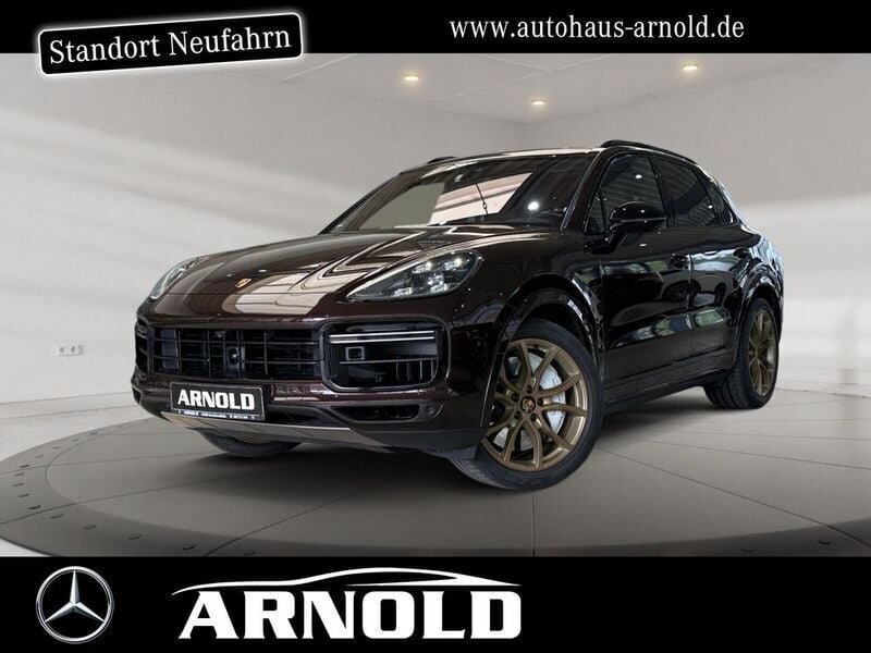 Rot mahagoni metallic Gebraucht 2018 Porsche Cayenne Turbo SUV | 74.950 € (Guter Preis) - Bild 1/4